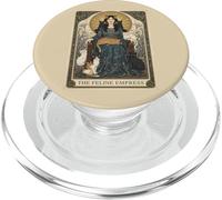 The Feline Empress Cat Lady Tarot Kitten Gifts for Women PopSockets PopGrip for MagSafe