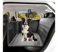 The Fellie Dog Car Seat Cover, Scratch-Resistant Back Seat Extender with 400 lbs Hard Bottom, Waterproof Dog Hammock with Mesh Window, Non-Slip Back Seat Cover for Cars, Trucks and SUVs