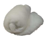 The Felt Box Cream Core Wool for Needle Felting 200g Batt - Corriedale
