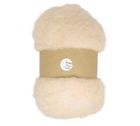 The Felt Box Needle Felting Wool 100g - Flesh Peach Skin Shade- Acacia from Maori Range by DHG- Carded Batt with Short Coarse Fibres - Mulesing-Free NZ Wool for 3D Needle Felting Wet Felting