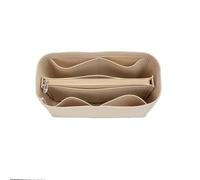 The Felt Organizer is Compatible with Hermes Handbags and Works as a Storage Liner for Birkin 25/30/35 Bags.(Beige B,for Birkin25)
