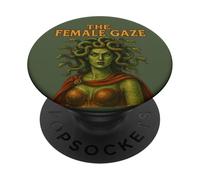The Female Gaze Medusa Design Feminist Mythology Statement PopSockets Adhesive PopGrip