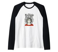 The Female Gaze Medusa Design Feminist Mythology Statement Raglan Baseball Tee