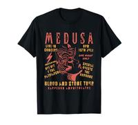 The Female Gaze Medusa Distressed Band | Goddess World Tour T-Shirt