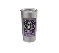 The Feral Tarot Trash Panda Pastel Goth Meme Stainless Steel Insulated Tumbler