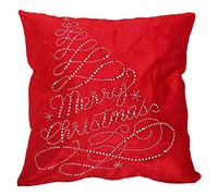 The Festive Collection By Emma Barclay Sparkle Cushion Cover (17in x 17in) (Red)