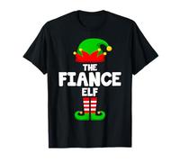 The Fiance Elf Christmas Matching Family Pajamas Xmas T-Shirt