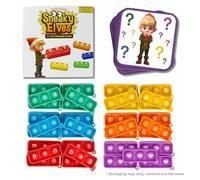 The Fidget Game Sneaky Elves CVC Sight Words Game, Mini Pop Sensory Toy to Learn and Spell, Educational Kindergarten Classroom Activities, Multisensory Reading and Phonics Flash Cards for 3+ Years