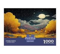 The Fields At Night Impossible Challenge 1000 Pieces Jigsaw Puzzles Educational Jigsaw Puzzle for Adults Home Decor & Creative Gift 70x50cm/1000pcs