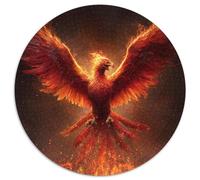 The Fierce And Majestic Phoenix Rises from The Flames 1000pcs (67.5x67.5cm) Erwachsenenpuzzle - Erwachsenenpuzzle DIY-Puzzlespielzeug