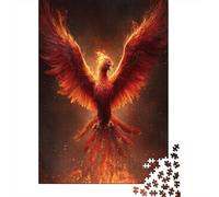 The Fierce And Majestic Phoenix Rises from The Flames 70x50cm/1000pcs Erwachsenenpuzzle - Erwachsenenpuzzle DIY-Puzzlespielzeug
