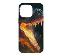 The fiery dragon majesty in power and flames Case for iPhone 14 Pro Max
