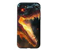 The fiery dragon majesty in power and flames Case for iPhone SE (2020) / 7/8