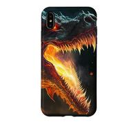 The fiery dragon majesty in power and flames Case for iPhone XS Max