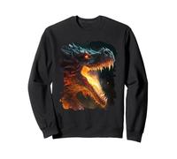 The fiery dragon majesty in power and flames Sweatshirt