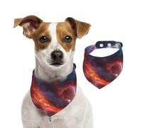 The Fiery Red Hedgehog Dog Bandana, Adjustable for Boys and Girls,Suitable for Cats and Dogs Pet Accessories