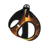 The Fiery Red Phoenix Dog Harness - Breathable, Reflective, And Adjustable Pet Vest, Suitable For Small Cats And Dogs