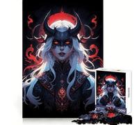 The Fiery Witch Jigsaws 1000 Pieces for Adults Brain Challenge Toy Peaceful Time Clear Cut Art Collectible (38x26cm)