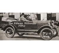 The fifteen millionth Ford Motor Car 1927. A new two seater model was launched on the market the same year at a price of 145 pounds. From These Tremendous Years published 1938. Poster Print by Ken