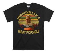 The Fifth Element Shirt, Negative I Am A Meat Popsicle T-Shirt, Vintage Design Movies TV Show Quote Unisex Crewneck Tshirt Black
