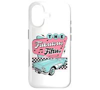 The Fifties 1950s Car Music Checkerboard Rockabilly Sock Hop Case for iPhone 17