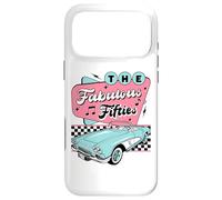 The Fifties 1950s Car Music Checkerboard Rockabilly Sock Hop Case for iPhone 17 Pro Max