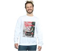 The Fight Before Christmas Sweatshirt Looney Tunes White XL
