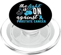 The Fight Is On Against Prostate Cancer PopSockets PopGrip for MagSafe