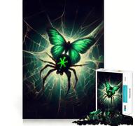 THe Fight with A Spider 1000 Piece Jigsaw Puzzles for Adults Jigsaw Memory Lift Slow Enjoy Image Assembly Creative Gift (38x52cm)