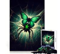 THe Fight with A Spider 1000 Piece Jigsaw Puzzles for Adults Jigsaw Memory Lift Slow Enjoy Image Assembly Creative Gift (38x52cm)