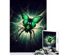 THe Fight with A Spider 1000 Piece Puzzle For Teenagers Great Gifts for Games Difficult Challenge Toy Wall Decor for Age 14+ Game (38x52cm)
