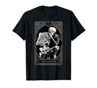 The Fighter Vintage MMA Boxing Tarot Card Graphic Tee T-Shirt