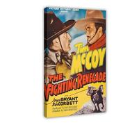 The Fighting Renegade Movie Poster Canvas Poster Bedroom Decor Landscape Office Room Decor Gift 08x12inch(20x30cm)