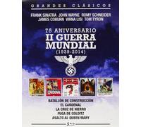 The Fighting Seabees + The Cardinal + Cross Of Iron + The Colditz Story + Assault On A Queen Blu Ray 5 Films The Second World War WWII