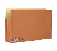 The File King Expanding Accordion File Folder - Legal Size 8½” x 14” | 3.5” Expansion, 10 Pack | Straight Cut Tab | Holds Thick Case Files | Law, Accounting & Business Filing Organizer | Made in USA