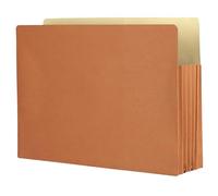 The File King Expanding Accordion File Folder | Letter Size | Box of 50 Redropes | 5.25” Expansion | Store and Organize Papers | Keep Records in One Place | Save Time Searching