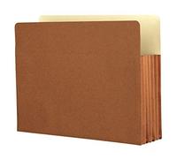 The File King Expanding Accordion File Folder | Letter Size | Box of 50 Redropes | 5.25” Expansion | Store and Organize Papers | Keep Records in One Place | Save Time Searching
