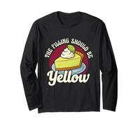 The Filling Should Be Yellow Key Lime Pie Purist Long Sleeve T-Shirt