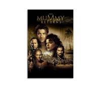 The Film Mummy Action-Adventure Retro Movie Poster Wall Art Canvas Aesthetic Cover Poster Vintage Music And Movies Decorative Painting for Living Room Bed Room 12x18inch(30x45cm) Unframe-style