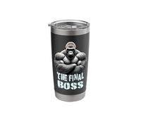 The Final Boss Silverback Gorilla Design Stainless Steel Insulated Tumbler