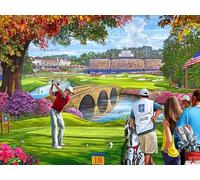 The Final Hole (Golf) Jigsaw Puzzle 550 Piece by Vermont Christmas Company - Large Pieces - Fully Interlocking & Randomly Shaped Pieces - 24" x 18"