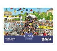 The Final Sprint of The Bicycle Race Wooden Jigsaw Puzzle Waterproof 1000 Piece Puzzles for Adults Impossible Educational Games