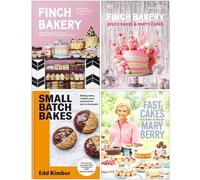 The Finch Bakery, Finch Bakery Disco Bakes and Party Cakes, Small Batch Bakes & Fast Cakes Easy Bakes in Minutes 4 Books Collection Set
