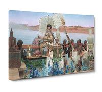 The Finding Of Moses, By Lawrence Alma-Tadema Canvas Print | Gallery Wrapped 30mm Frame Wall Art | 30x20 inches | Ready to Hang | Contemporary Picture | Living Room Bedroom Lounge Office