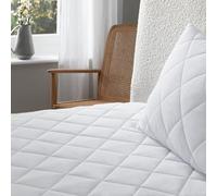 The Fine Bedding Company -Allergy Defence Mattress Protector - Made From Recycled Materials - Anti-Allergy & Hypoallergenic - Super King - Mattress Topper - Machine Washable (King (U.K. Standard))