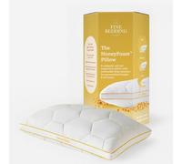 The Fine Bedding Company HoneyFoam™ Pillow - Sustainable Adjustable Memory Foam Pillow, Washable Luxury Hotel Pillows for All Sleep Positions - Adjustable for Soft, Medium and Firm Support
