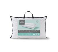 The Fine Bedding Company - Memory Foam Pillow - Cooling Head and Neck Pillow - Orthopedic Neck Support Pillow for Side Sleeper Pillow - Back Sleeper - Pillows for Shoulder and Neck Pain Relief