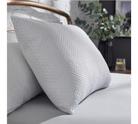 The Fine Bedding Company - Quilted Silky Soft Pillow - Medium Support - For Side and Back Sleepers - Deep Hotel Luxury Pillow for Spinal Alignment - Hypoallergenic