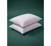 The Fine Bedding Company SleepMore Full & Firm Pillow Pair - 2 Pack | Firm Pillows for Side Sleepers, Side Sleeper Pillow, Machine Washable, Luxury Bed Pillows