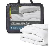 The Fine Bedding Company - Smart Temperature Duvet - 10.5 Tog - 100% Cooling Cotton - Machine Washable - Luxury Bedding - Double